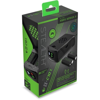 LADEGERÄT FÜR WIEDERAUFLADBARE AKKUS STEALTH C10X XBOX SERIES X OFFIZIELL MICROSOFT