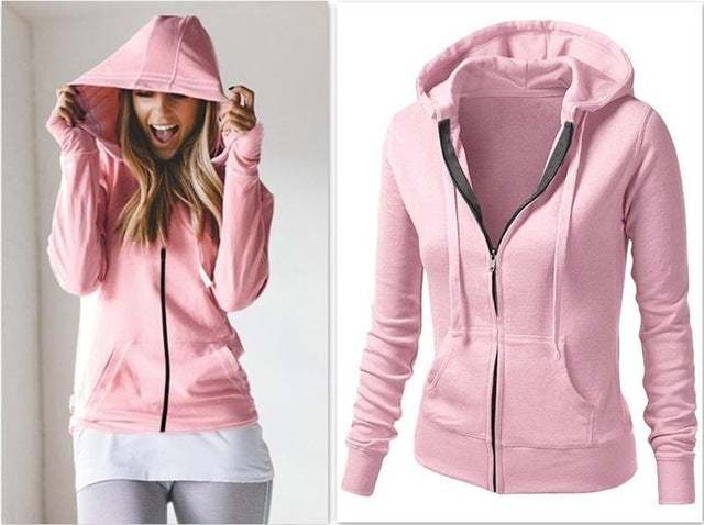 Felpa Giacca con cappuccio per donna