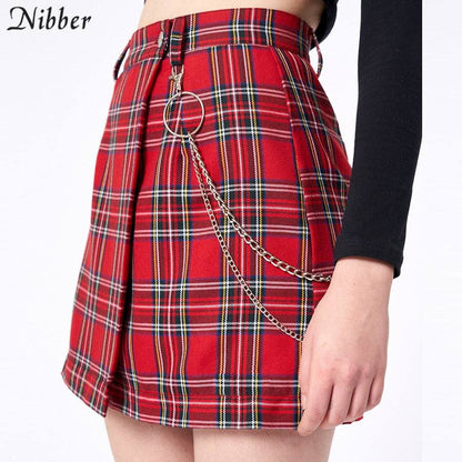 Gonna donna pantaloncino rosso