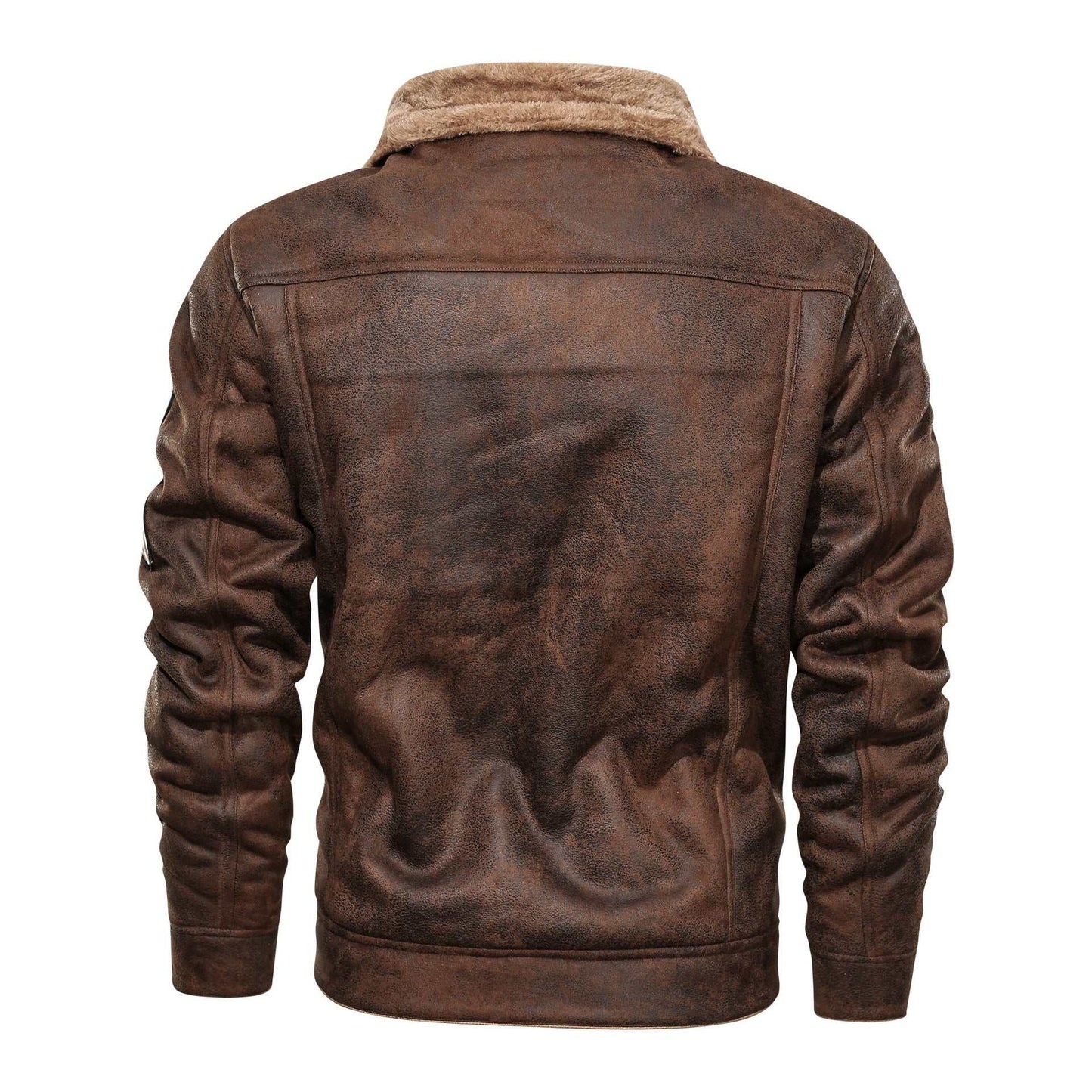 Giubbotto uomo in pelle Military