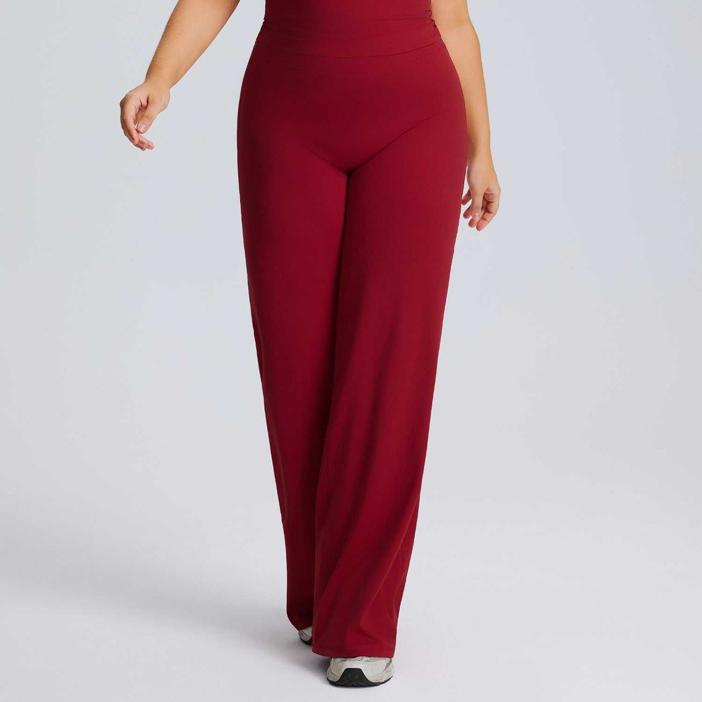 Tuta sportiva per donna  due pezzi, pantalone a gamba larga