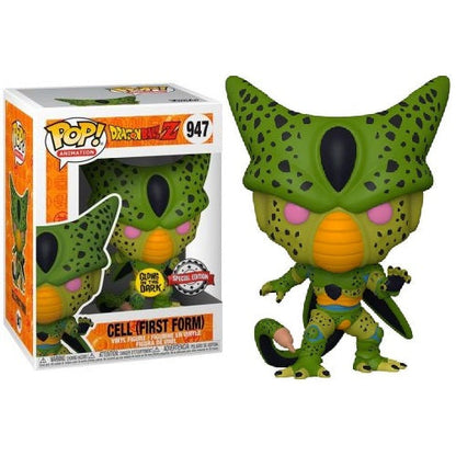Funko Pop! Animation Dragon Ball Z – (947) Cell erste Form (leuchtet im Dunkeln)
