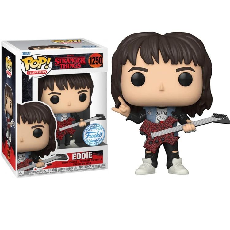 Funko Pop ! Television Stranger Things S4 (1250) Eddie W/ Guitar - Special 9Cm