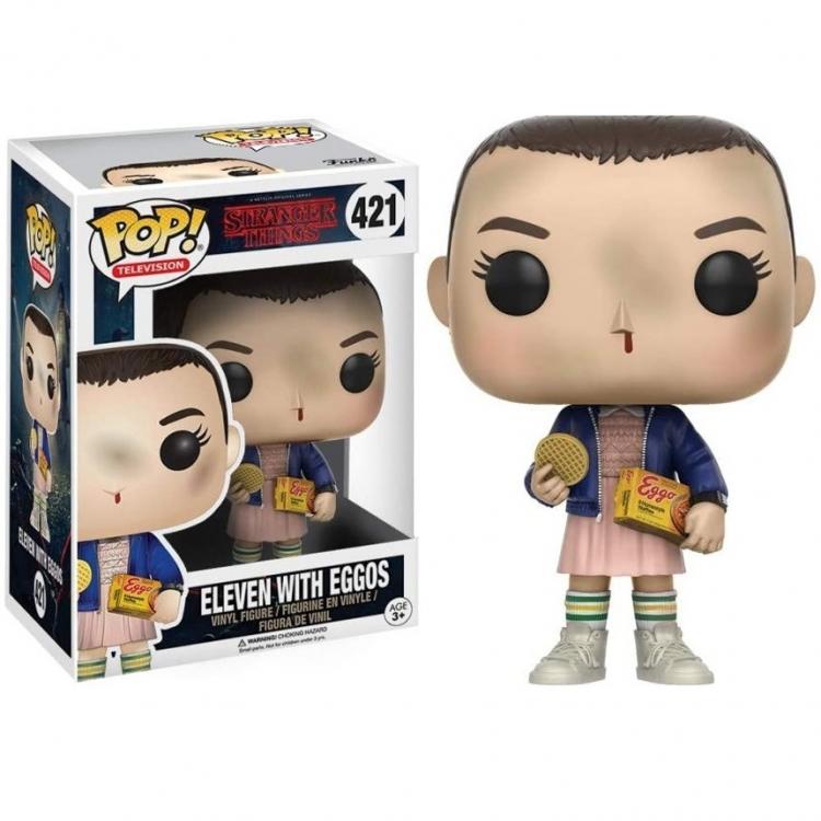 Funko Pop! Stranger Things – (421) Eleven mit Eggos Undici Vinylfigur 9cm