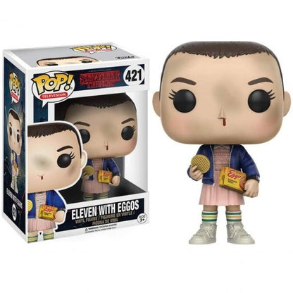 Funko Pop! Stranger Things – (421) Eleven mit Eggos Undici Vinylfigur 9cm