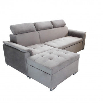 Divano componibile design moderno con chaise longue