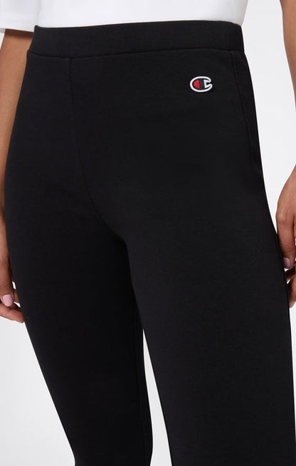 Champion Leggings Icons Felpato Interno 117567-KK001 Nero Donna - Pantalone Sportivo