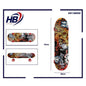 Hb Sport Complete Skateboard for Boys/Adults Unisex Wooden Skateboard 06050 70Cm