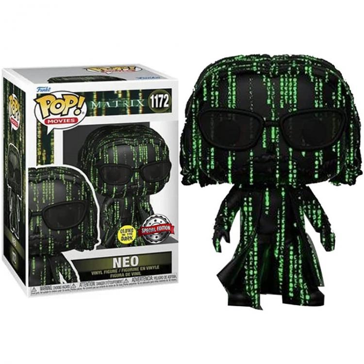 Funko Pop! Movies Matrix - (1172) Neo Figur G.I.T.D. Special Edition Vinyl Exm
