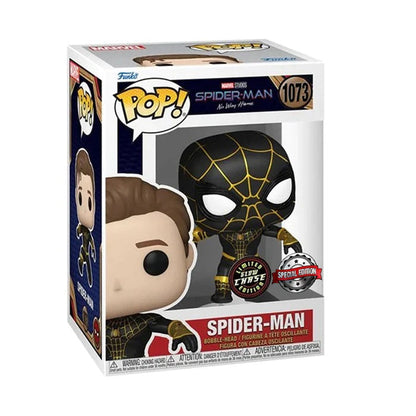 Funko Pop Spider Man No Way Home - Spider-Man 1073 Black and Gold Suit Mask Chase