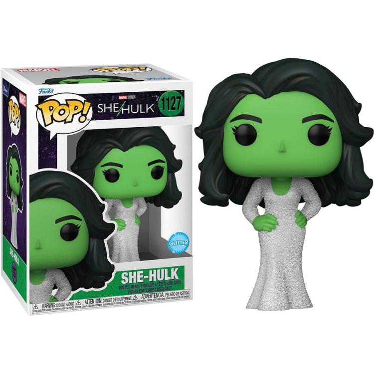 Funko Pop! Marvel Studios She-Hulk - (1127) She-Hulk Gala Dress Glitter Figure