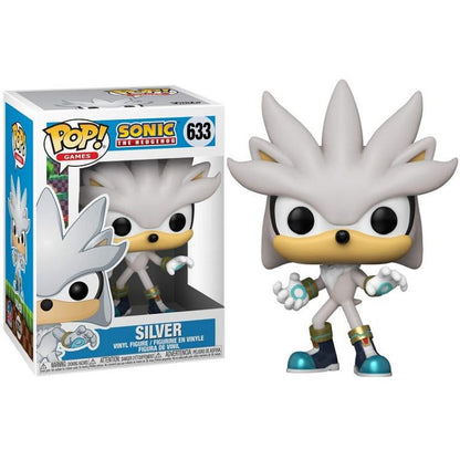 Funko Pop! Games Sonic The Hedgehog 30th – (633) Silver Hedgehog Figur 9cm