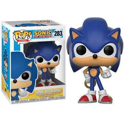 Funko Pop! Games Sonic The Hedgehog - (283) Sonic mit Ring Figur 9cm