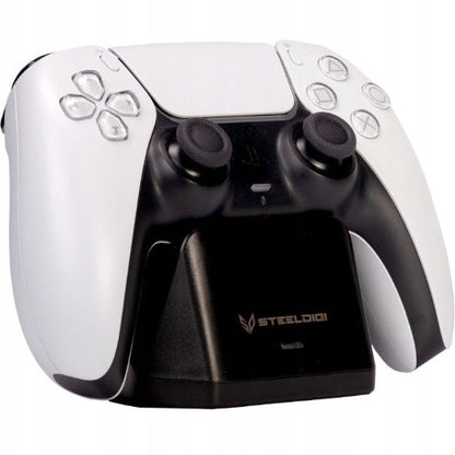 Steeldigi Basis-Ladestation Dualsense Joystick Einzelständer Controller Schwarz PS5