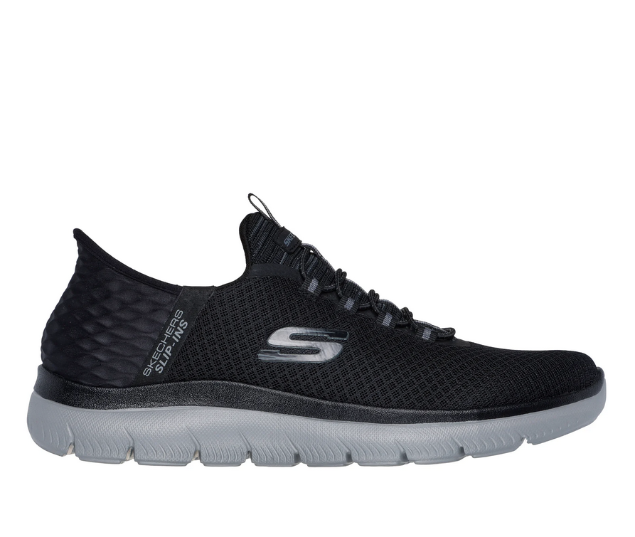Skechers Slip-ins Summits High Range Lifestyle Sneakers Uomo Nero Carbone - 232457 BKCC