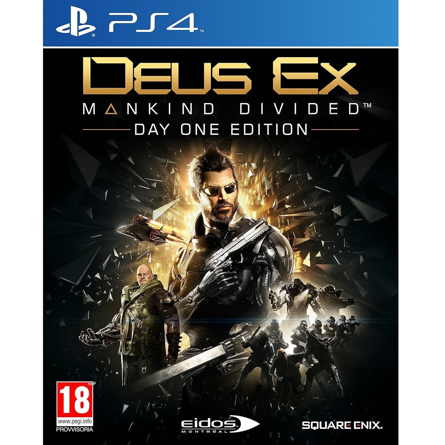 Deus Ex Mankind Divided Day One Edition PS4 PlayStation 4 Spiel Deutsch Neu