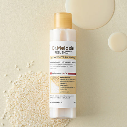 DR.MELAXIN PEEL SHOT GLOW WHITE RICE TONER