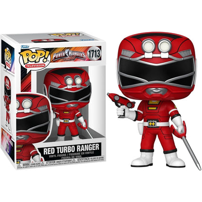 Funko Pop! TV - Power Rangers (1713) Red Turbo Ranger Figur 9cm