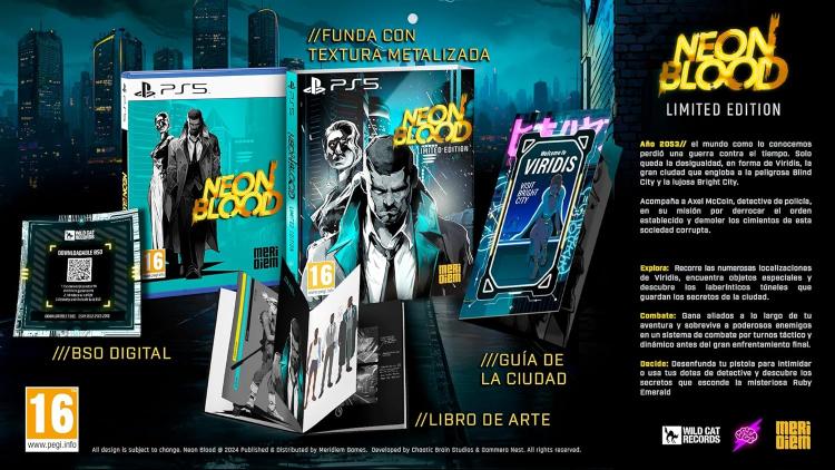 Neon Blood: Limited Edition PS5 EU Version Englische Untertitel Playstation 5 2024