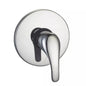 Round Built-in Wall Shower Mixer Tap in Chromed Brass 52935