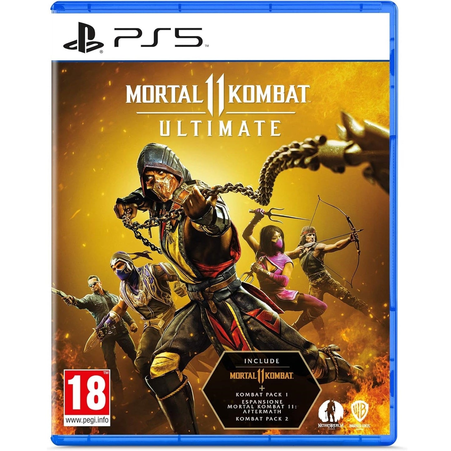 Mortal Kombat 11 Ultimate Spiel PS5 Italienisch Videospiel Neu Playstation 5