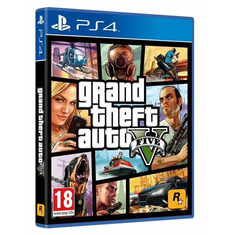 GTA 5 PS4 Italiano Grand Theft Auto EU PlayStation 4 GTA V Gioco Nuovo PS5