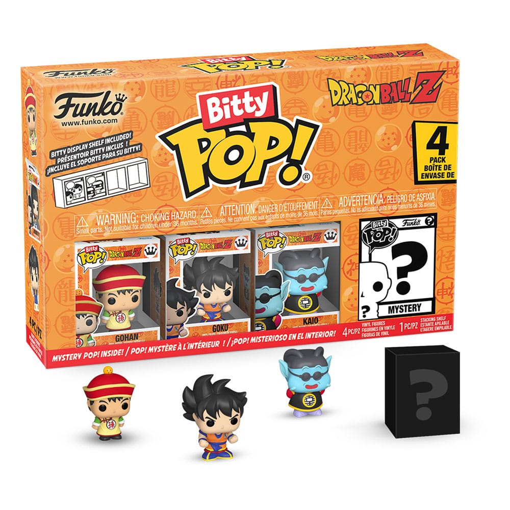 Funko Bitty Pop! mit Mystery Pop Dragon Ball Z 4 Stück Vinyl-Figuren Neu