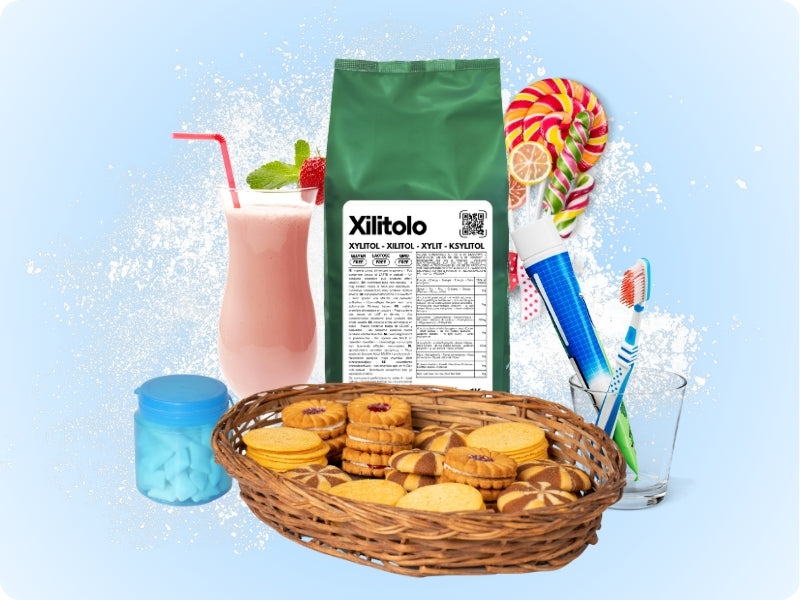 Xilitolo  - Dolcificante Naturale con meno Calorie - Origine Extra E.U.
