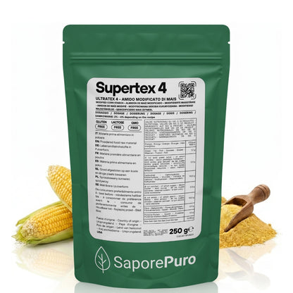 SUPERTEX 4 - ULTRATEX 4 - Amido alimentare pregelatinizzato, modificato da mais - Uso a freddo