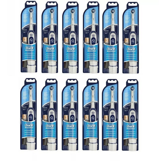 12pz Spazzolino Elettrico Oral-B Advance Power A Batterie + 2 Stilo Aa Incluse Braun