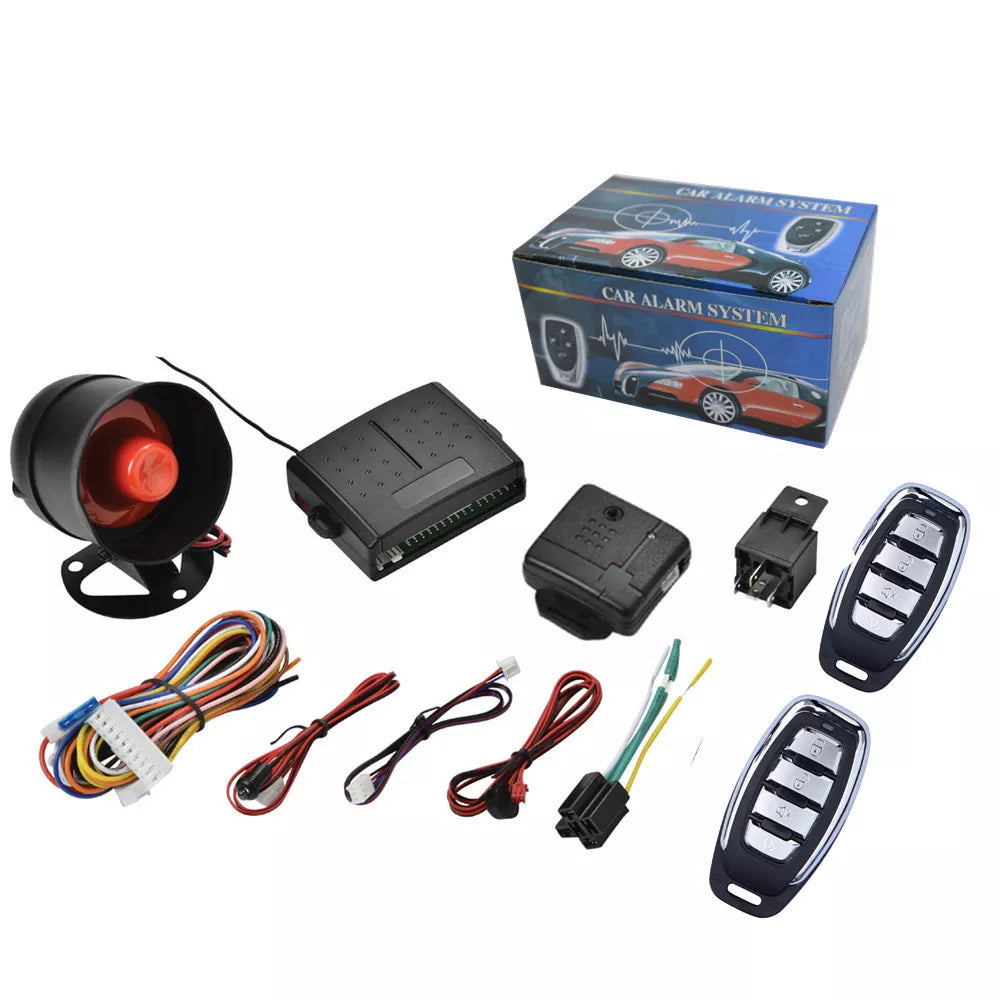 Autoalarmanlage Universal Kit Transporter Wohnmobil 2 Fernbedienungen Diebstahlschutz
