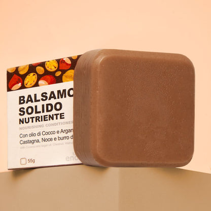 Balsamo Solido Nutriente per capelli Crespi