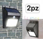 2x Solar Powered Outdoor Garden Spotlight Photovoltaic Sensor 20 LED