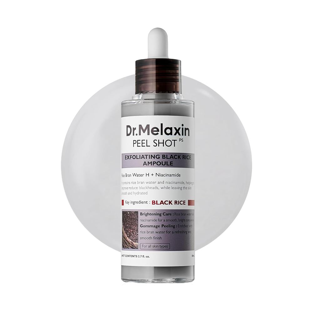 DR.MELAXIN PEEL SHOT EXFOLIATING BLACK RICE AMPOULE