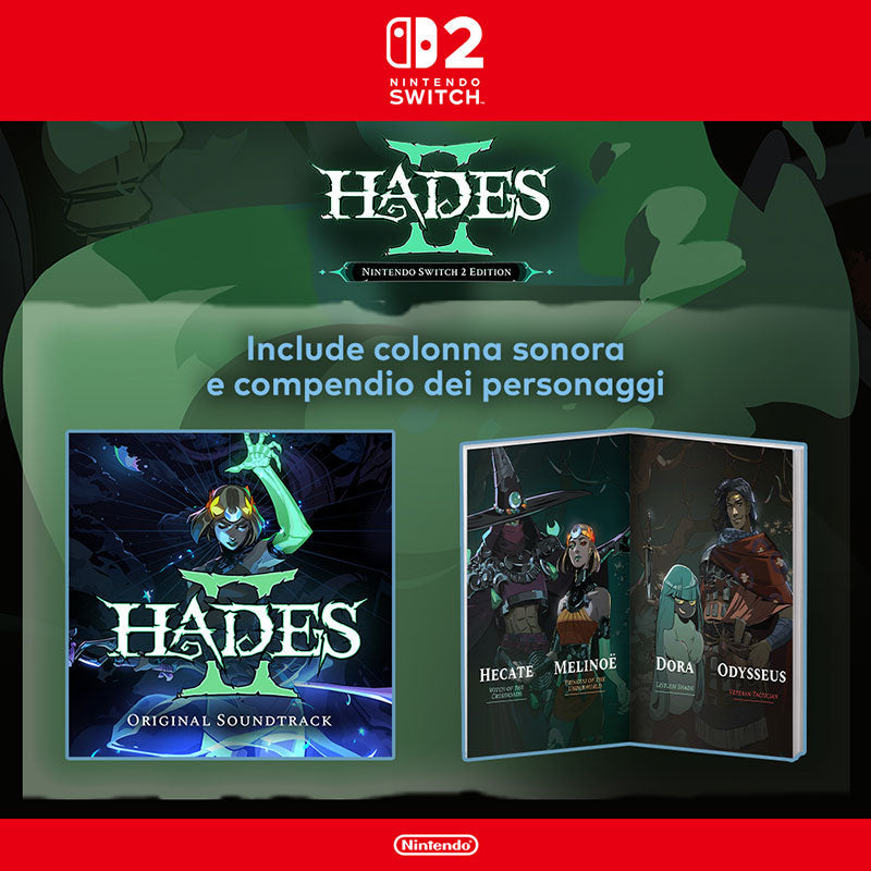 Hades II 2 Nintendo Switch 2 Edition Ita NS2 Pal Eu Videogioco Nuovo ITA