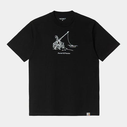 Carhartt T-shirt uomo manica corta Jousting I030195 03 black