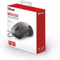 Mouse Trust USB Carve PC Laptop 3 Buttons Wired Desktop USB + Optical Sensor