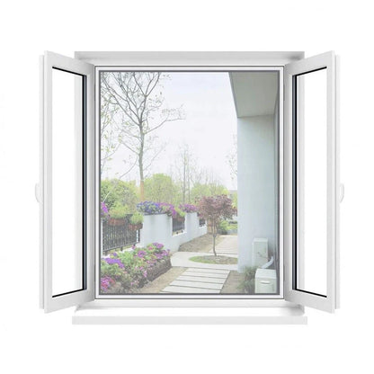Zanzariera 150x180 Per Finestre A Rete Strappo Biadesivo Tenda Universale Bianco