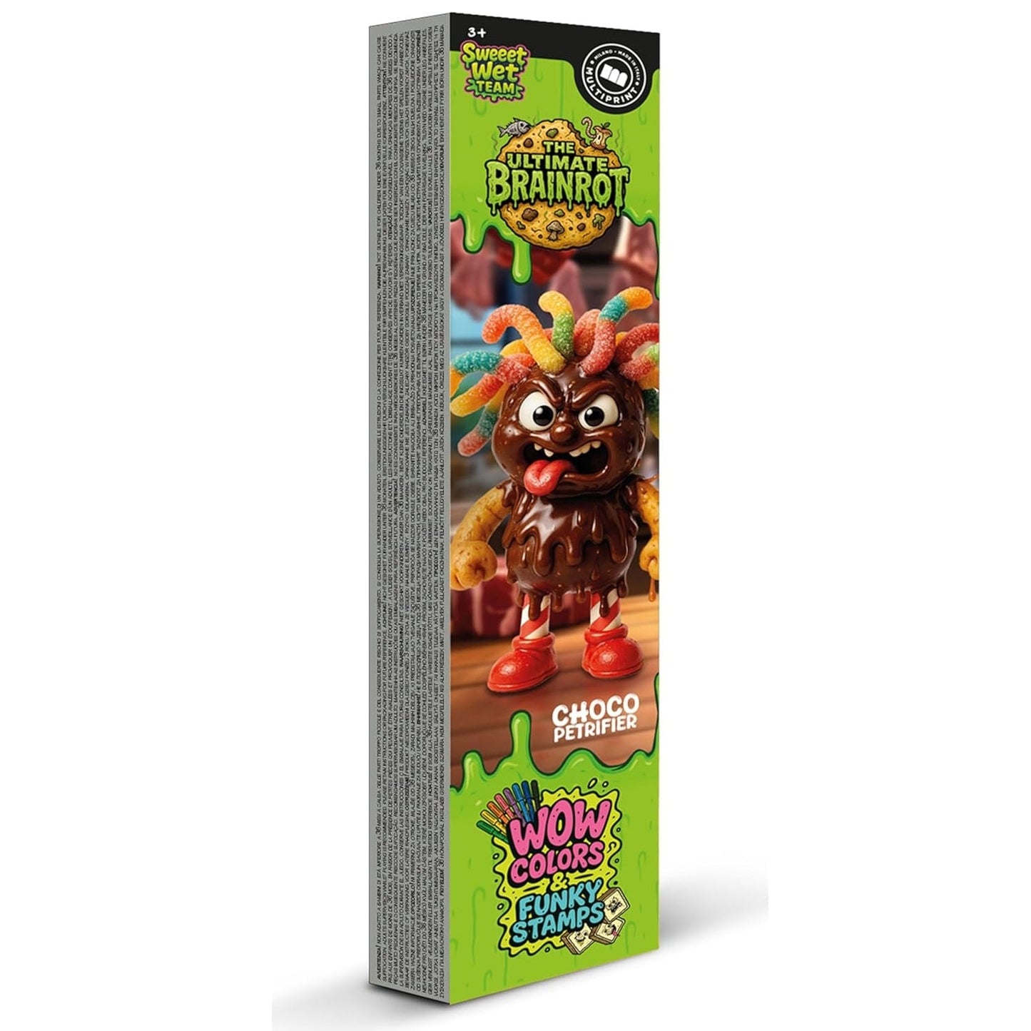 The Ultimate BRAINROT Colors & Funky Stamps Filzstifte Stempel (CHOCO PETRIFIER) 3+ Giotto Fila Made in Italy Geschenkset Kinder Weihnachten Ostern