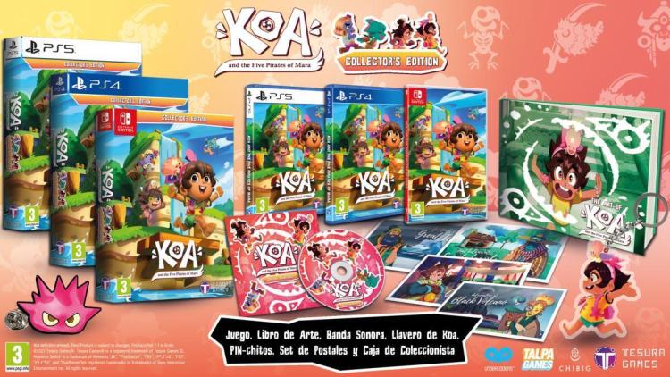 Koa And The Five Pirates Of Mara Collectors Edition Ps4 Gioco Ps4 Import Nuovo