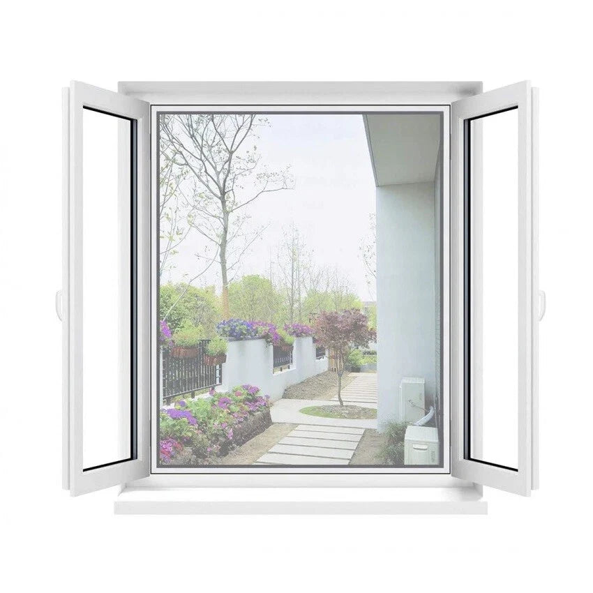 Zanzariera 150x200 Per Finestre A Rete Strappo Biadesivo Tenda Universale Bianco