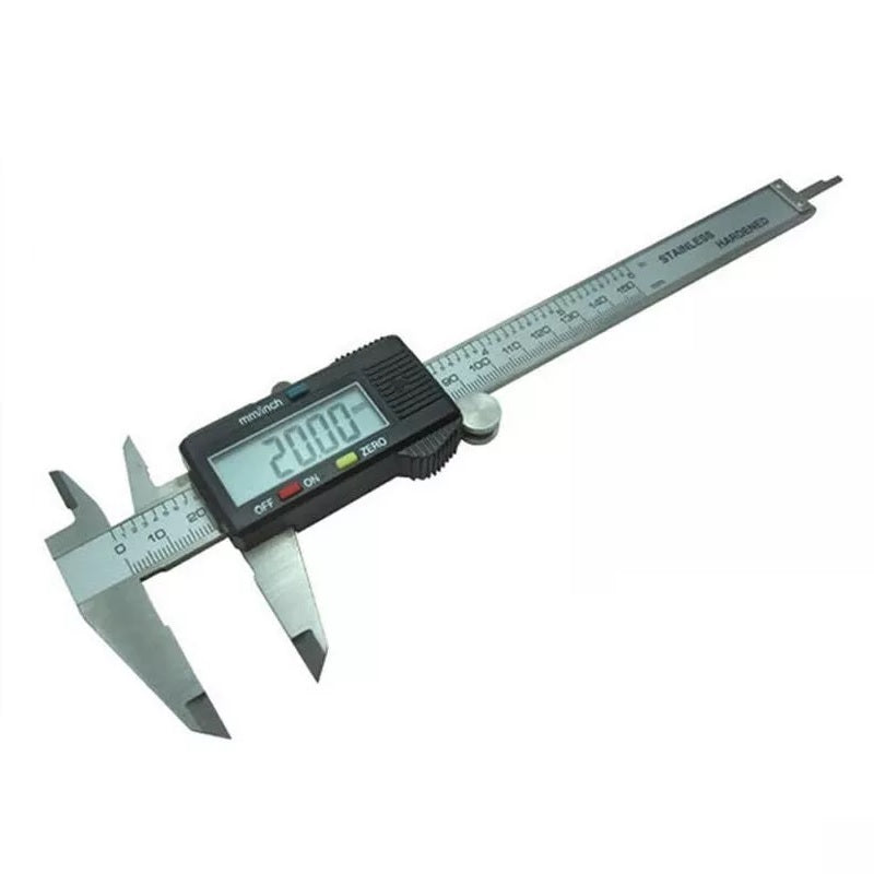 Digitaler Messschieber aus Edelstahl mit LCD-Display 150mm und Hartschale