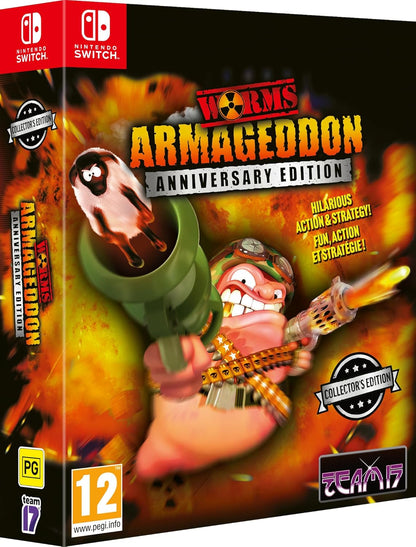 Worms Armageddon Anniversary (Collector's Edition) Nintendo Switch Videospiel Deutsch Spiel Neu Versiegelt