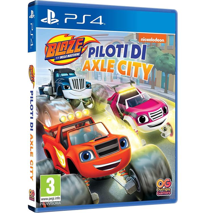 BLAZE UND DIE MONSTERMASCHINEN AXLE CITY RACERS PS4 VIDEOSPIEL PLAYSTATION 4 EU ITA