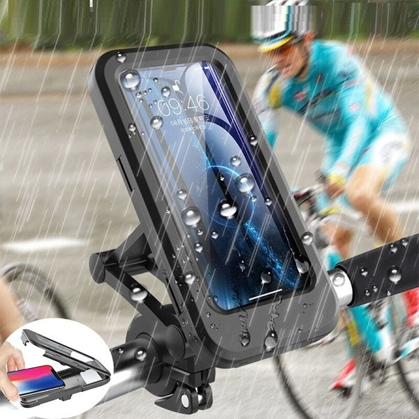 Wasserdichte, verstellbare Smartphone-Halterung für Fahrrad/Motorrad bis 6,7 Zoll