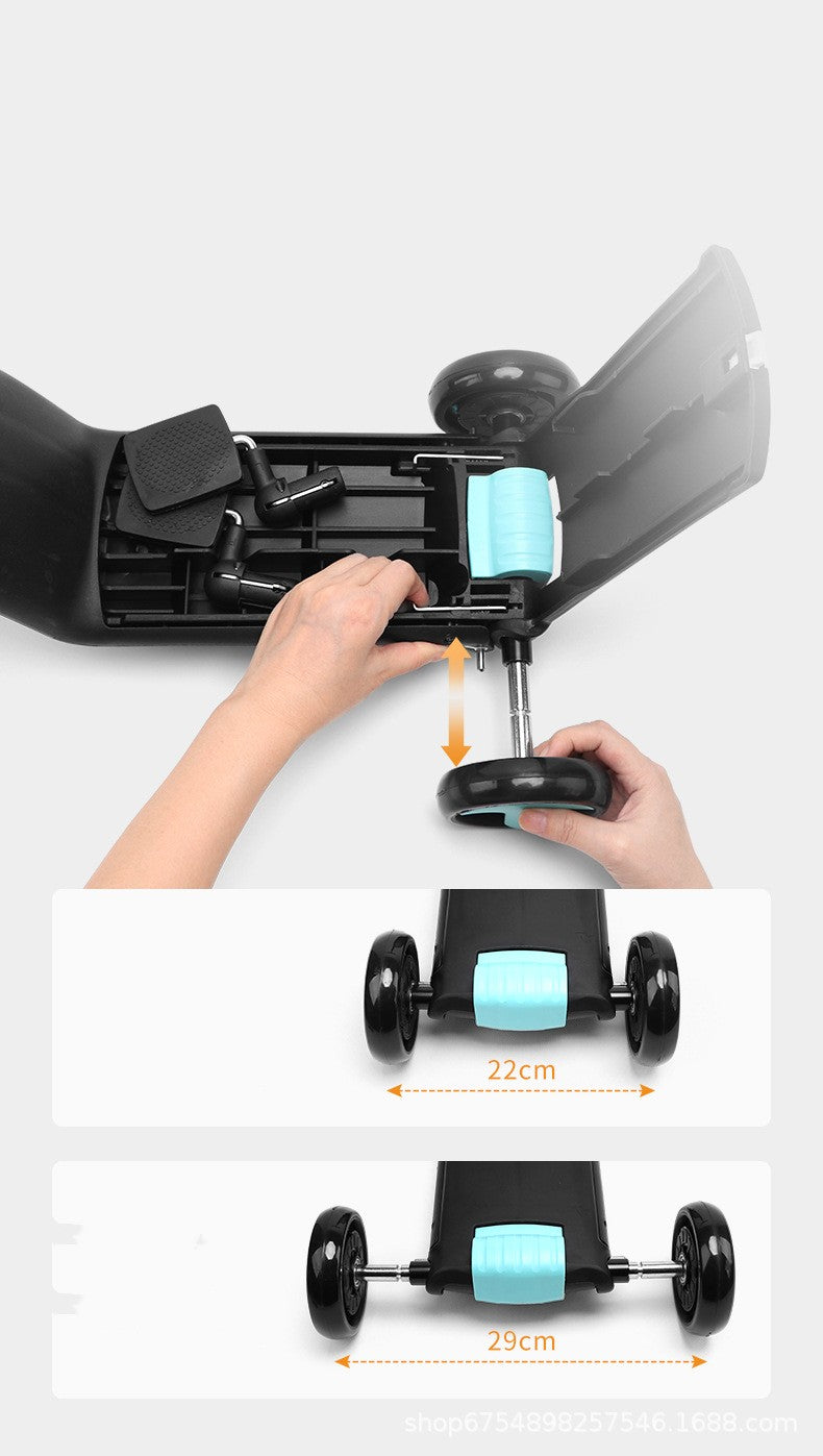 Scooter Triciclo 3 in 1 per Bambini in diversi colori