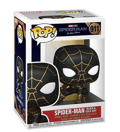 Funko Pop! Marvel Spider-Man No Way Home – (911) Spider-Man Black & Gold Suit