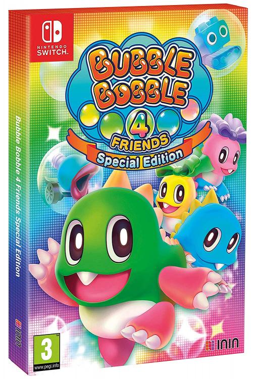 BUBBLE BOBBLE 4 FRIENDS SPECIAL EDITION NINTENDO SWITCH KUGELPUZZLE NEU