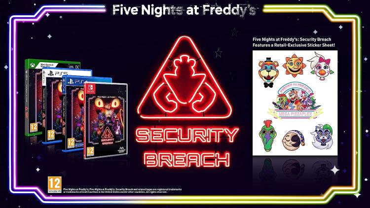 Five Nights At Freddy'S: Security Breach Nintendo Switch Ita Horrorspiel