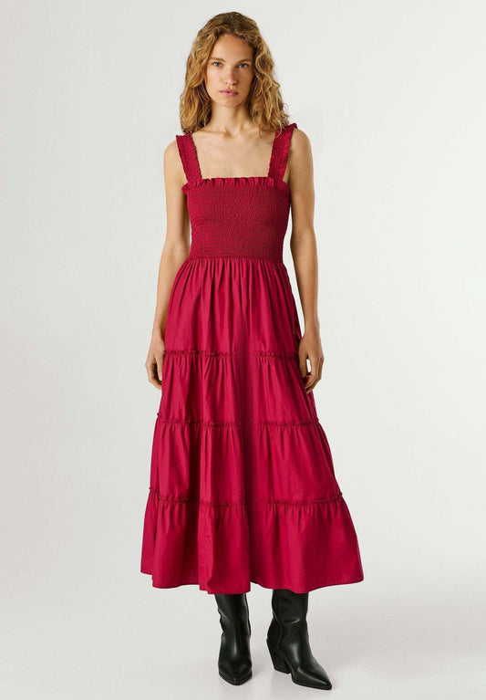 Pepe Jeans Vestito Donna Avril PL9537822 Cranberry Pink